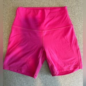 Lululemon size 6 Align 6 inch Women's Sonic Pink High-Waisted Shorts